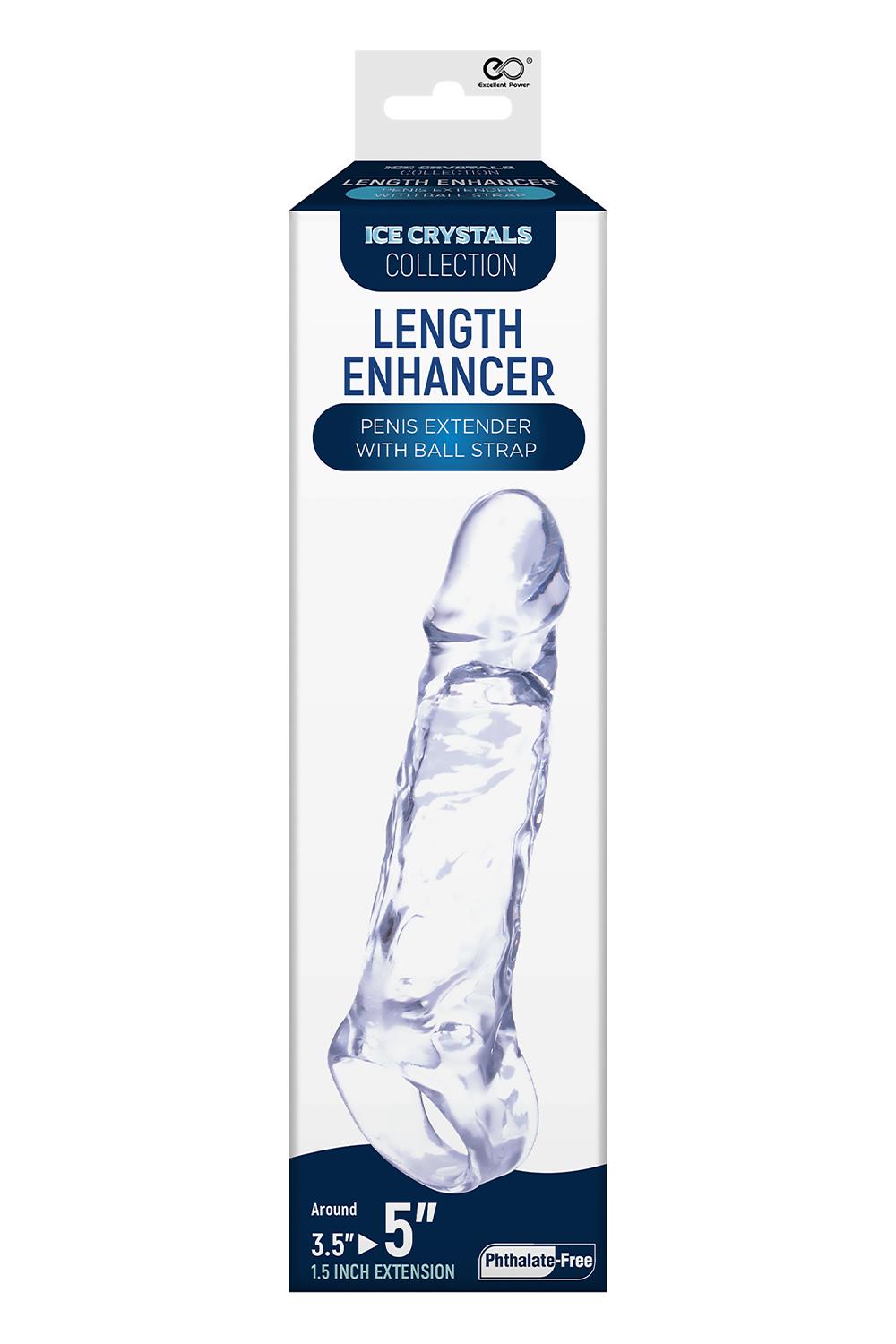 NMC 5 INCH PENIS EXTENDER WITH BALL STRAP CLEAR