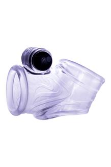 Tpe Penis Sleeve With 10 Dynamic Rhythms Vibrating Bullet Clear