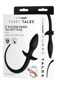 WHIPSMART 3 INCH PLAY TAILS SILICONE DOGGY TAIL