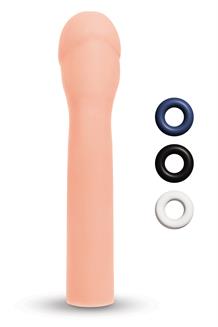3 Inch Extra Realistic Penis Extender Flesh