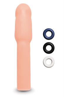 4 Inch Extra Realistic Penis Extender -Flesh