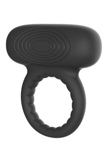 Strong Vibrating Cockring Black