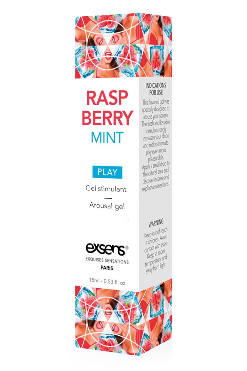 EXSENS AROUSAL GEL RASPBERRY MINT 15ML