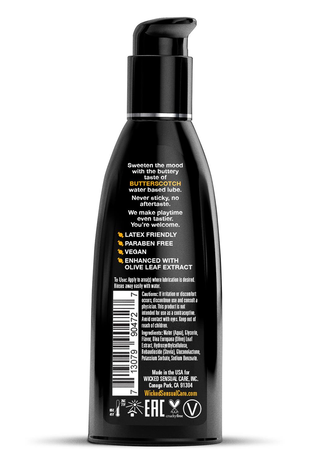 WICKED WATERBASED LUBRICANT BUTTERSCOTCH 60ML