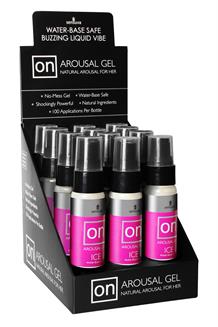 Ice Arousal Gel 12 Piece Display