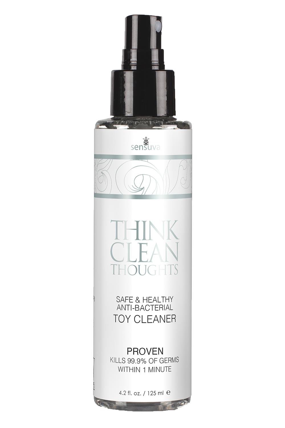 SENSUVA THINK CLEAN THOUGHTS ANTI BACTERIAL TOY CLEANER 125ML
