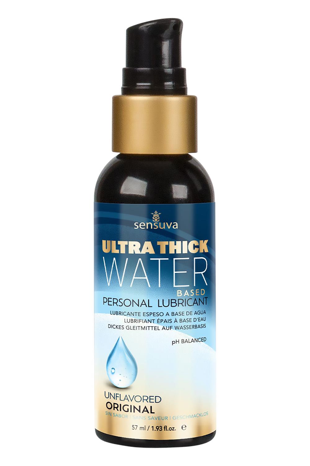 SENSUVA ULTRA–THICK WATER-BASED PERSONAL LUBRICANT ORIGINAL UNFLAVORED 57ML