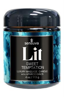 Lit Sweet Temptation Luxury Massage Candle Vanilla