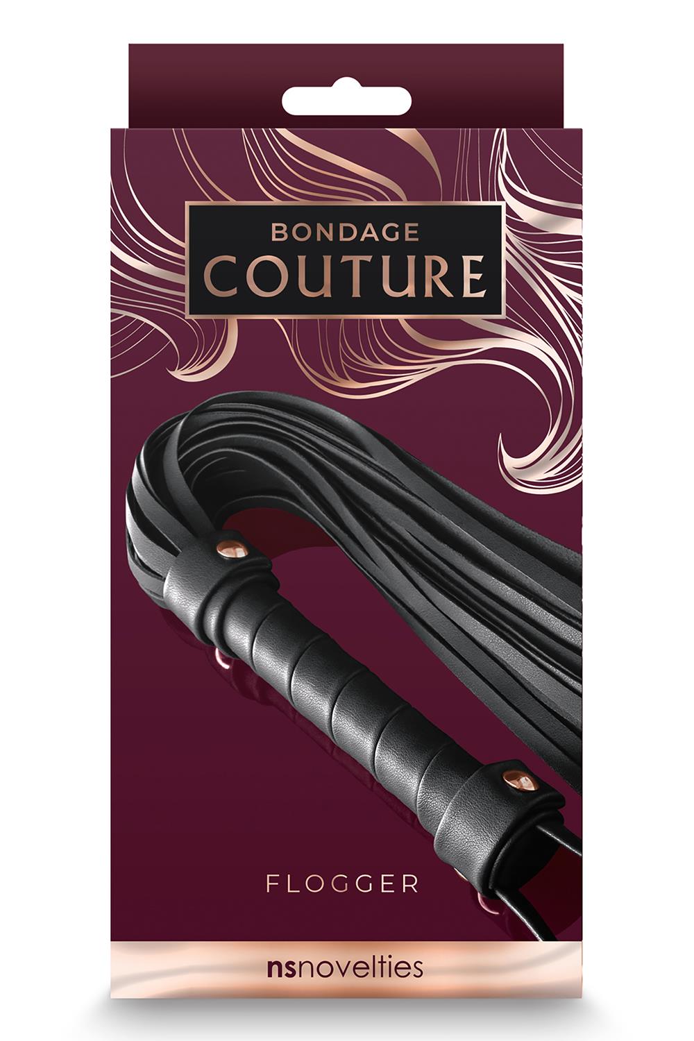 BONDAGE COUTURE FLOGGER BLACK