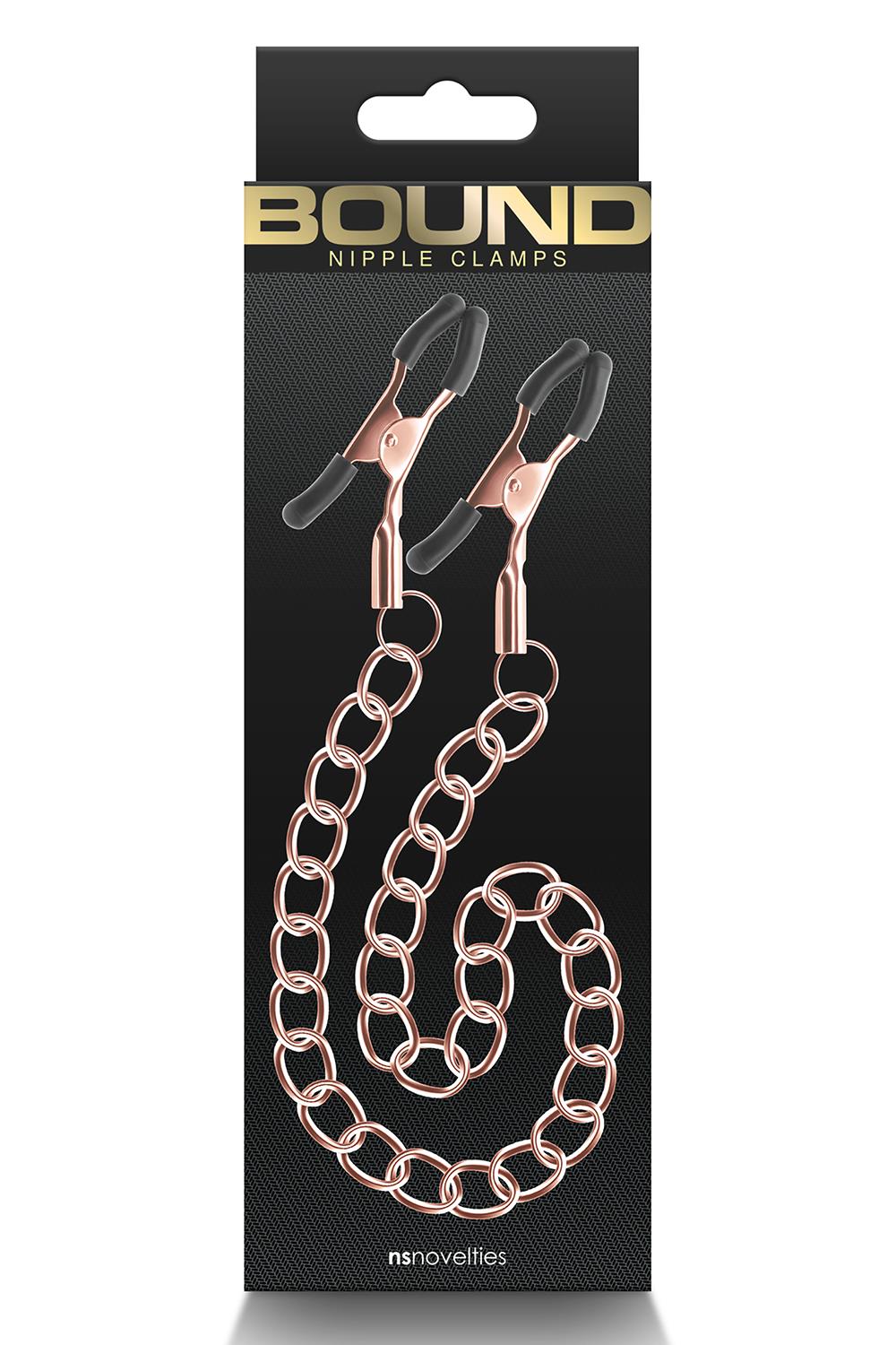 BOUND NIPPLE CLAMPS DC2 ROSE GOLD