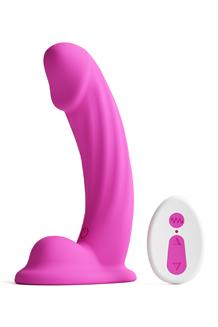 Curve Vibrating 6 Inch Dildo Pink