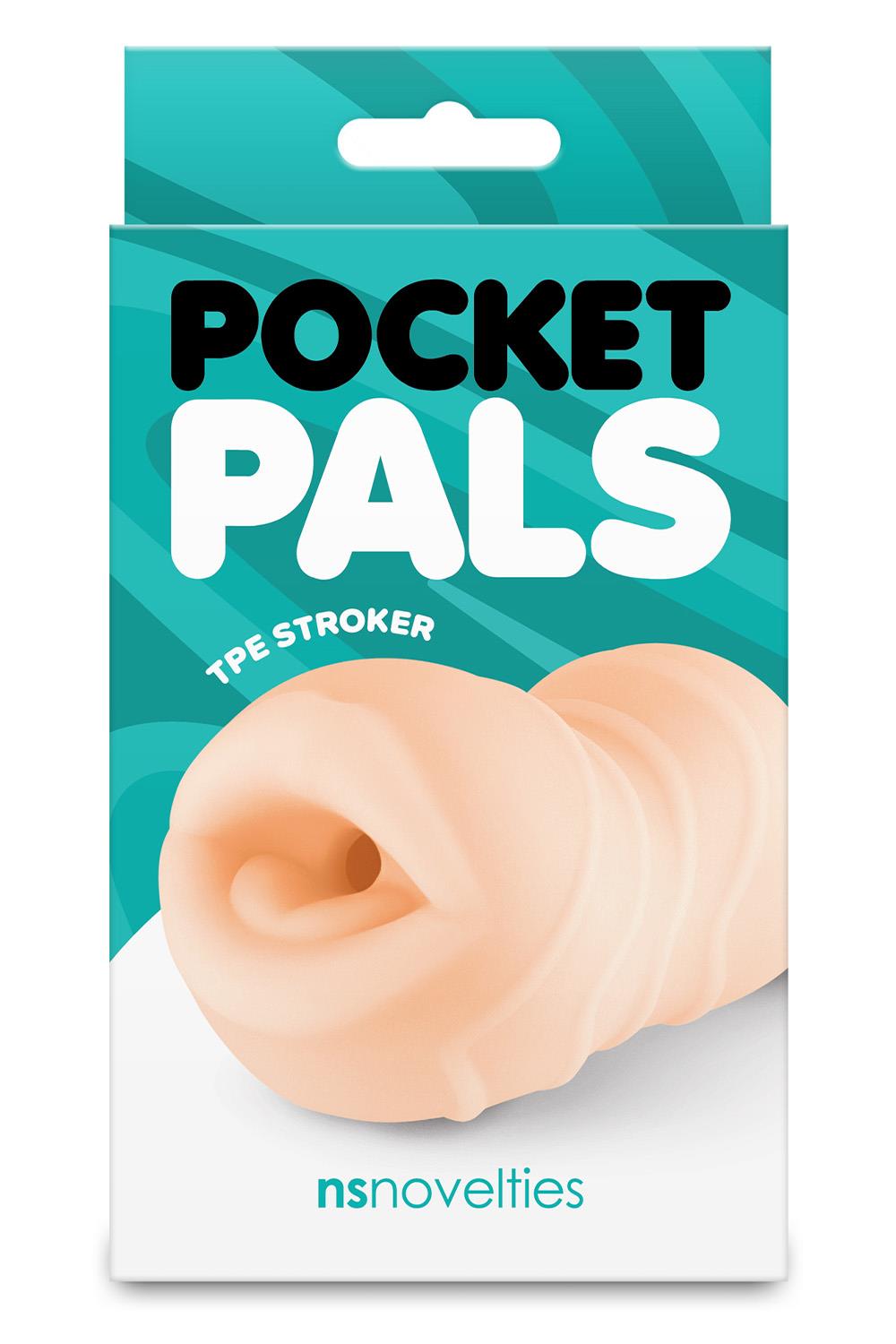 POCKET PALS MOUTH STROKER FLESH