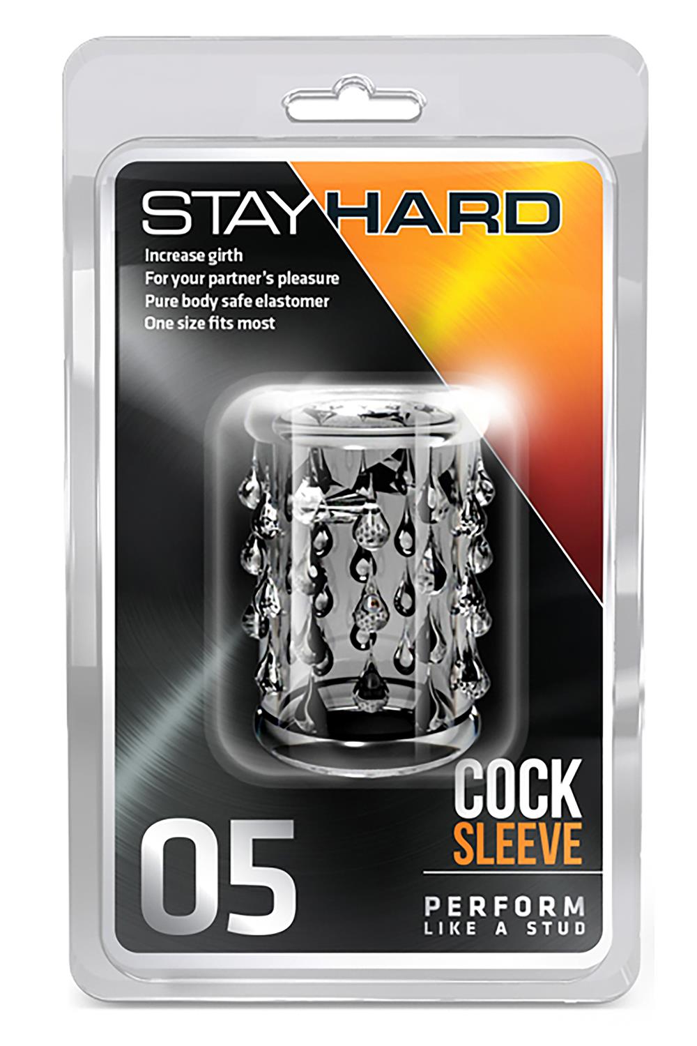 STAY HARD COCK SLEEVE 05 CLEAR