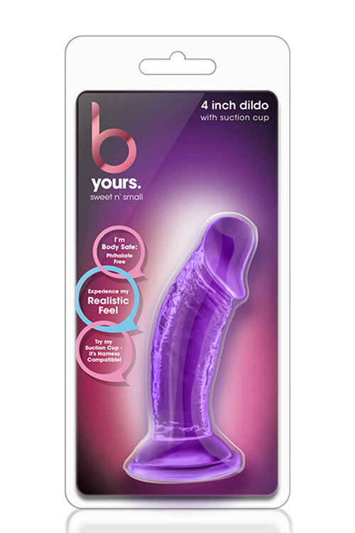 B YOURS SWEET N SMALL 4 INCH DILDO PURPLE
