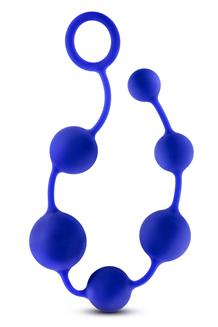 Silicone Anal Beads Indigo