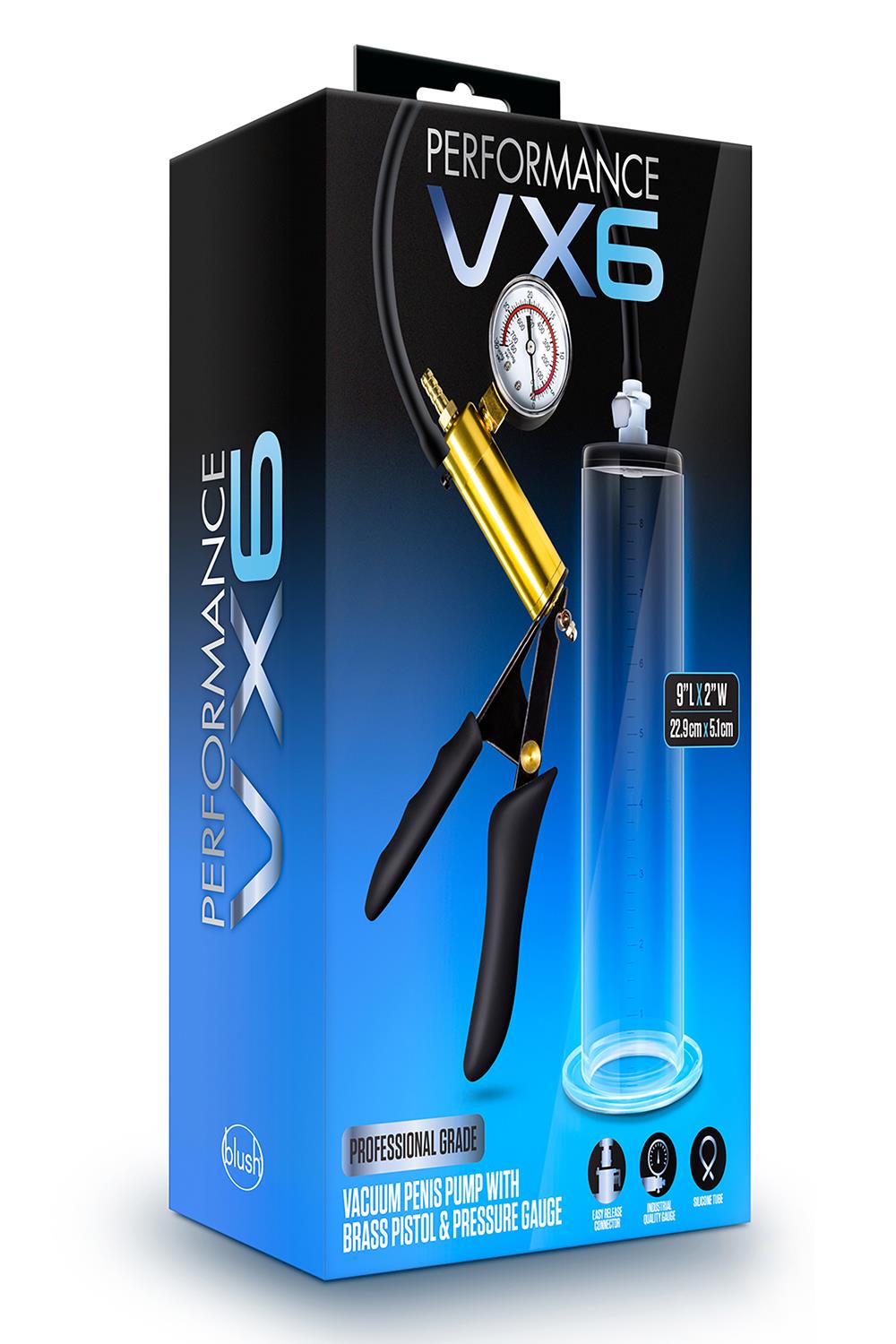 PERFORMANCE VX6 VACUUM PENIS PUMP CLEAR