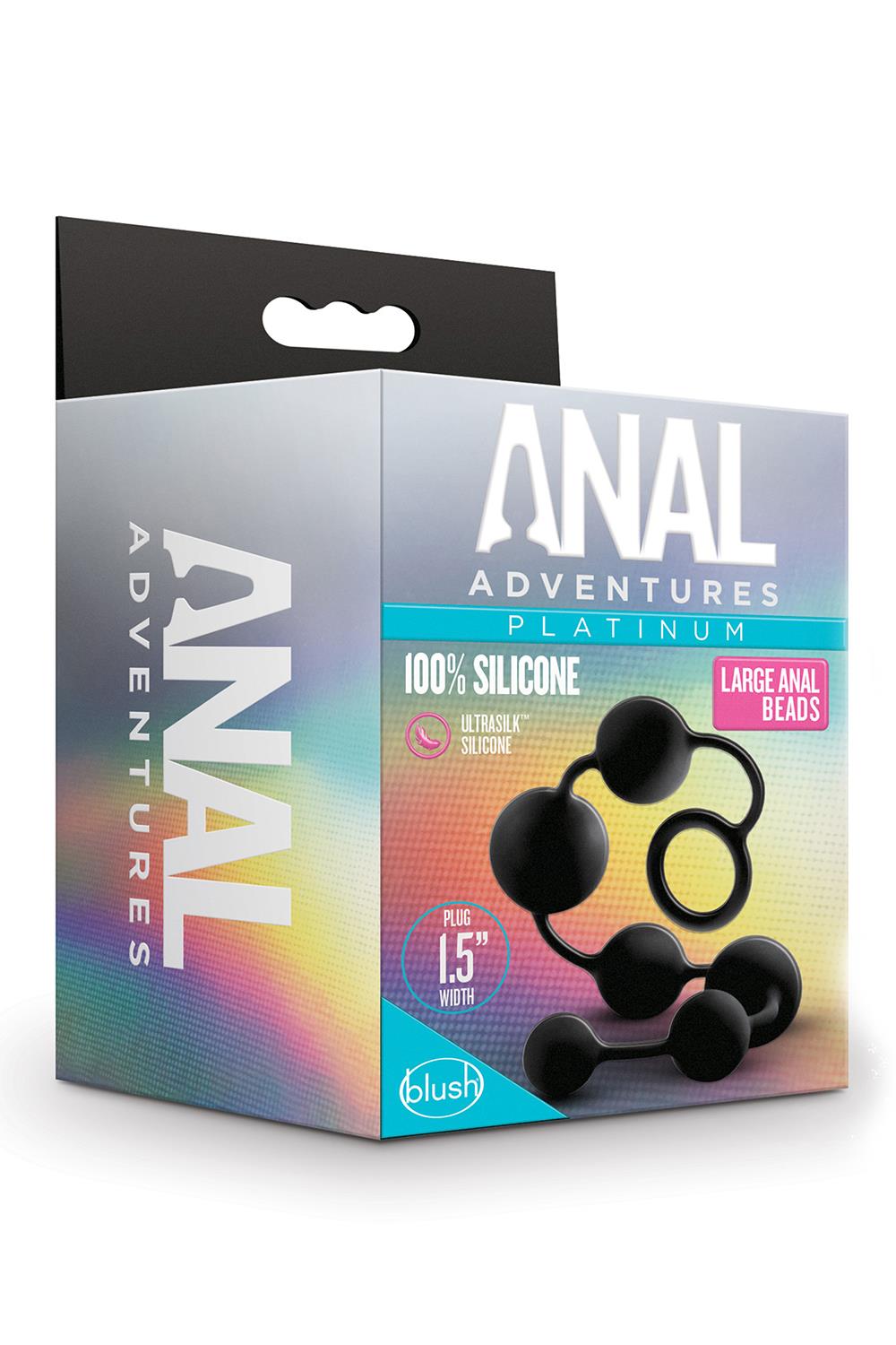 ANAL ADVENTURES PLATINUM LARGE ANAL BEADS