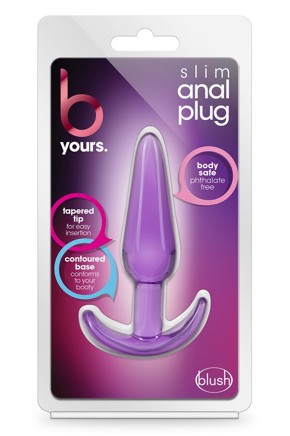B YOURS SLIM ANAL PLUG PURPLE