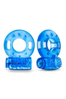 Stay Hard Vibrating Cock Rings 2Pack