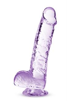 6 Inch Crystalline Dildo Amethyst