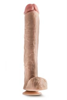 Dr. Michael 14 Inch Dildo with Balls Beige