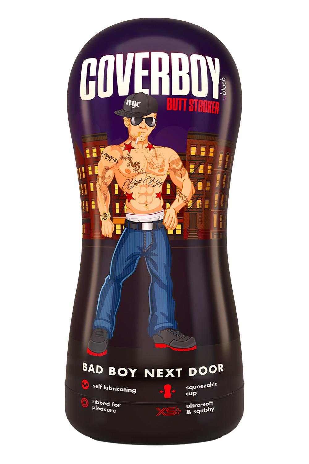 COVERBOY BAD BOY NEXT DOOR  SELF LUBRICATING STROKER BEIGE