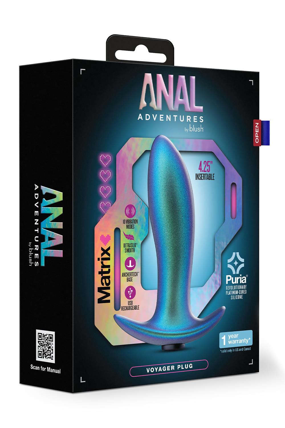 ANAL ADVENTURES MATRIX VOYAGER PLUG NEPTUNE TEAL