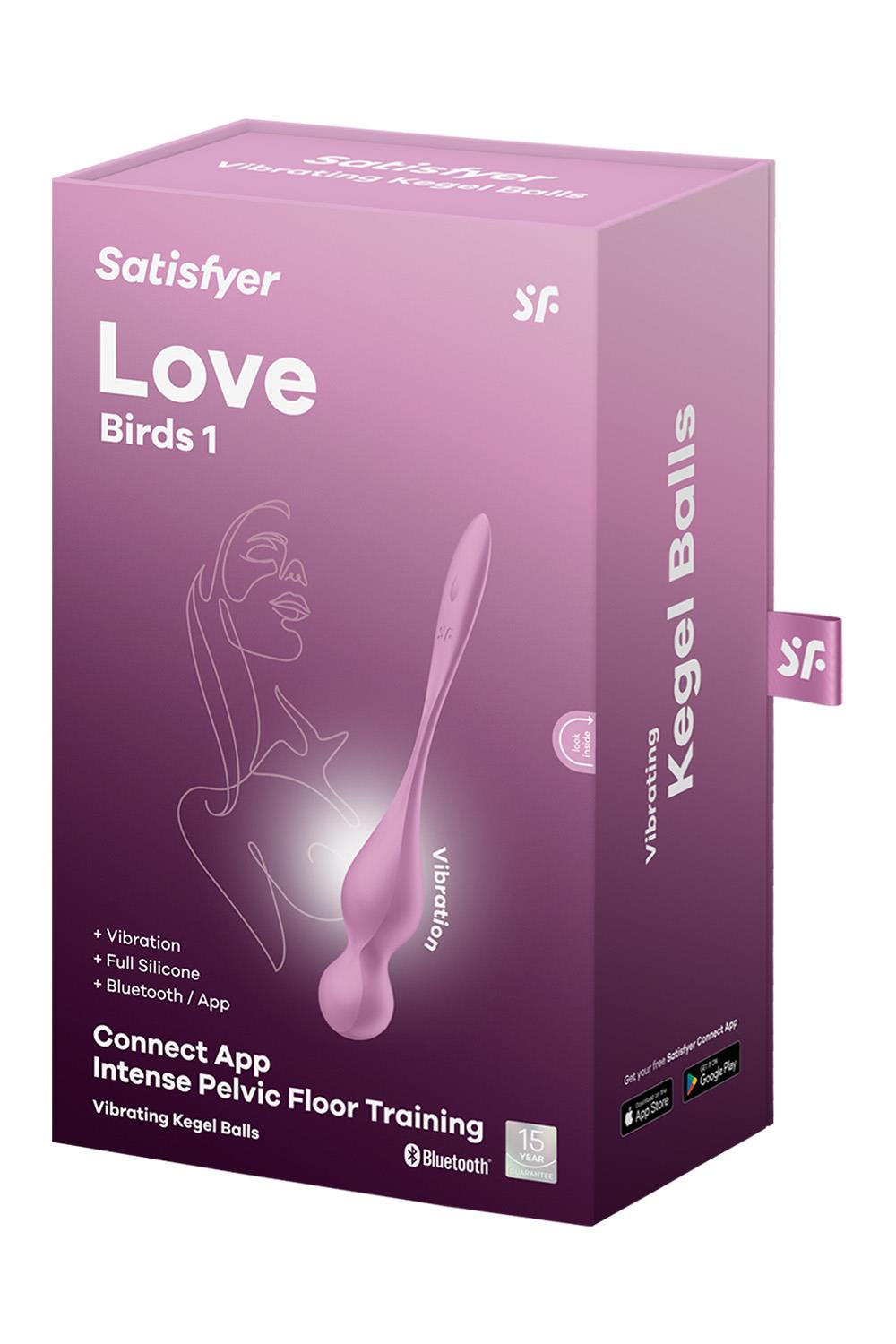 SATISFYER LOVE BIRDS 1 CONNECT APP PINK