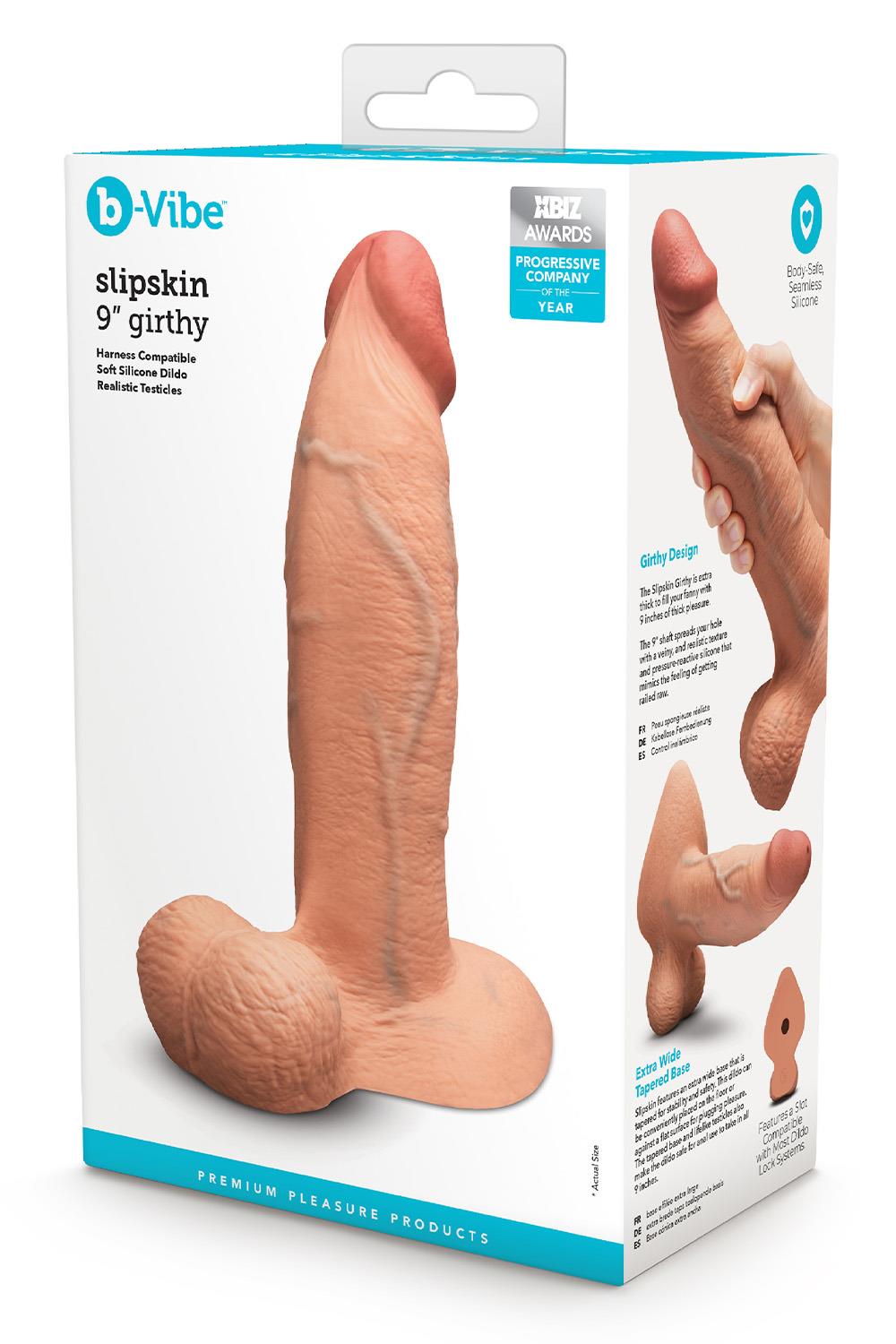 B-VIBE SLIPSKIN 9 INCH GIRTHY