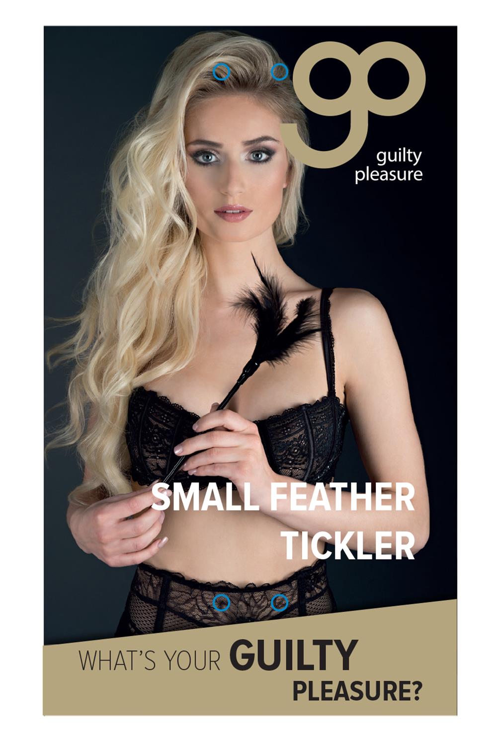 GP SMALL FEATHER TICKLER BLACK