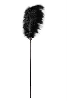 Large Feather Tickler Black