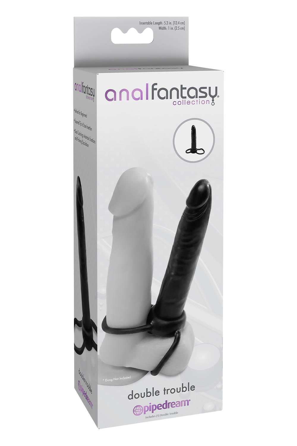 ANAL FANTASY COLLECTION DOUBLE TROUBLE BLACK