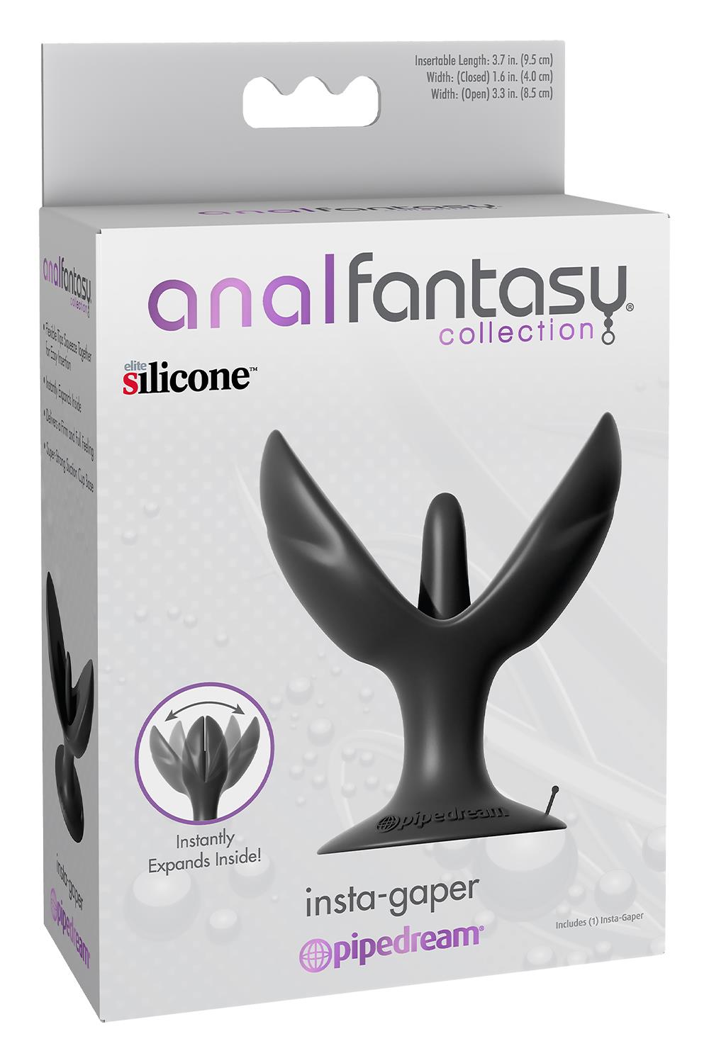 ANAL FANTASY COLLECTION INSTA-GAPER BLACK