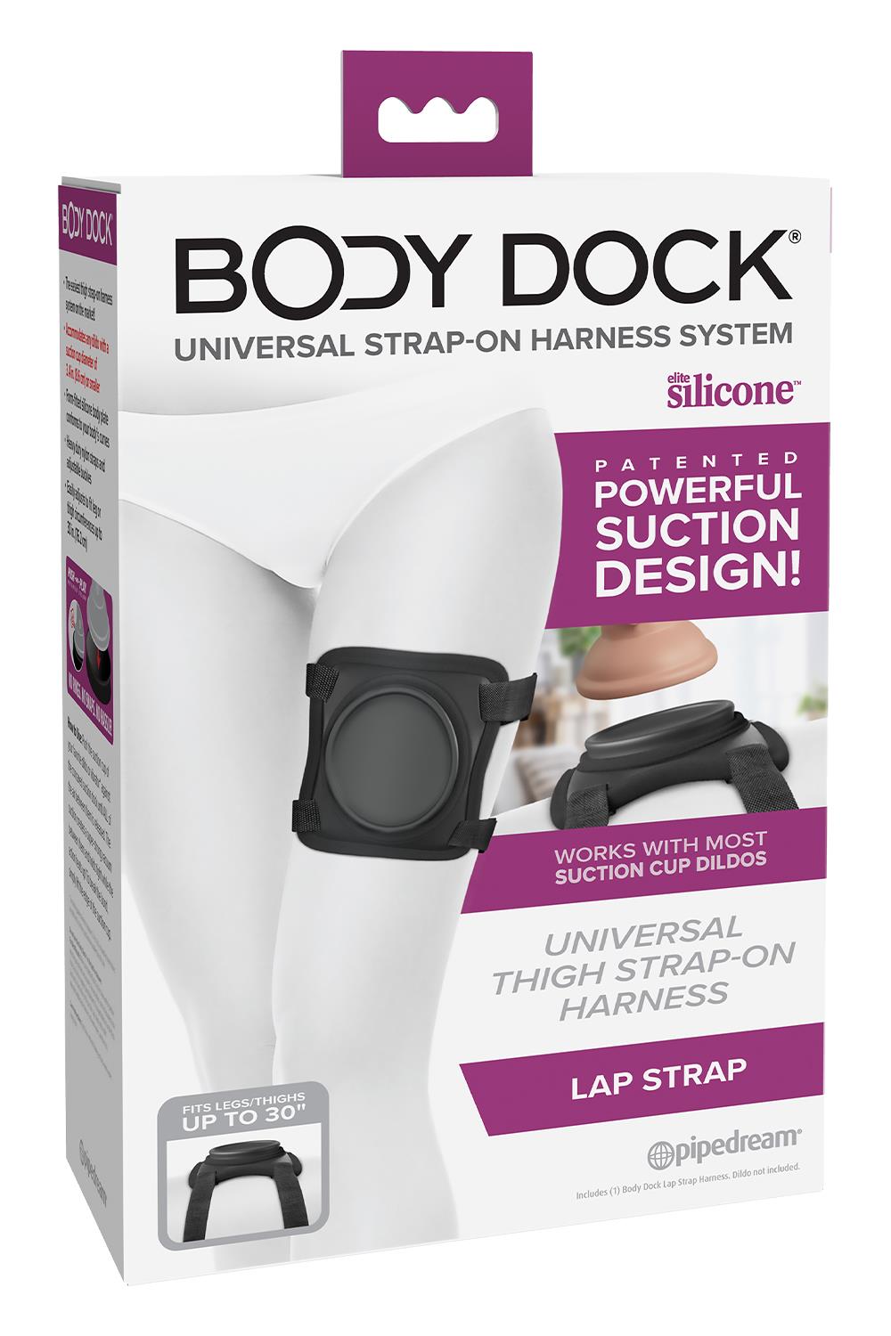 BODY DOCK LAP STRAP HARNESS BLACK