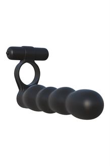 Posable Partner Double Penetrator Black