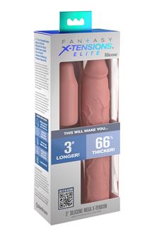 FANTASY X-TENSIONS ELITE 9 INCH SLEEVE WITH 3 INCH PLUG LIGHT