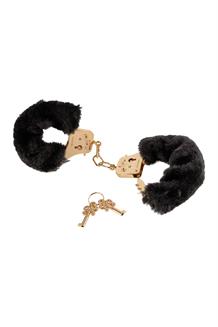 Deluxe Furry Cuffs Gold