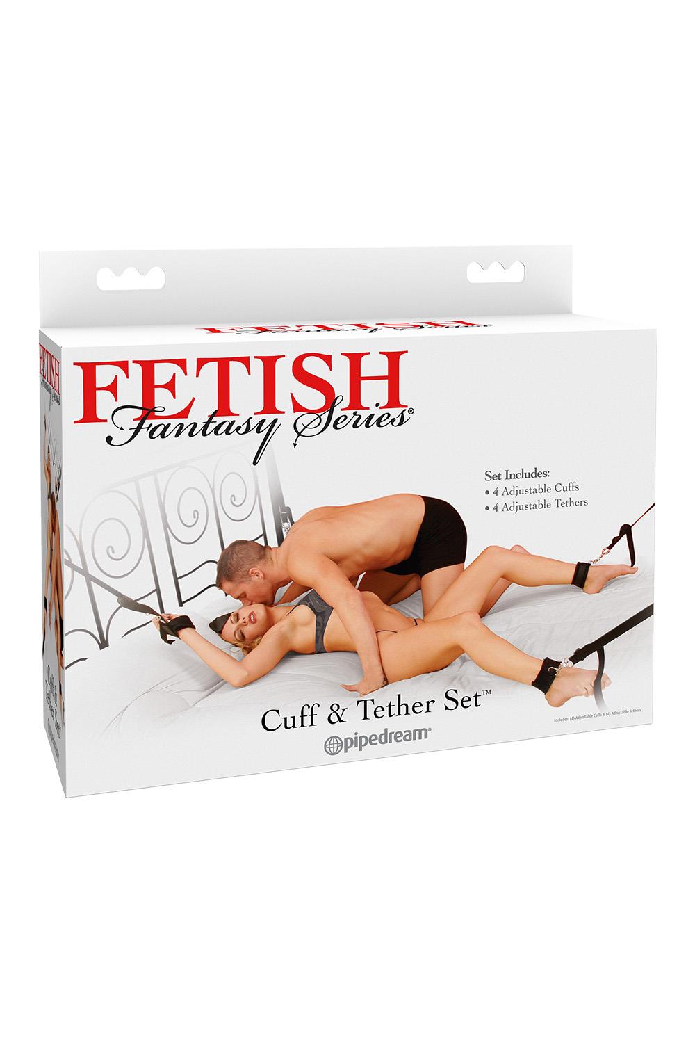 FETISH FANTASY SERIES CUFF & TETHER SET
