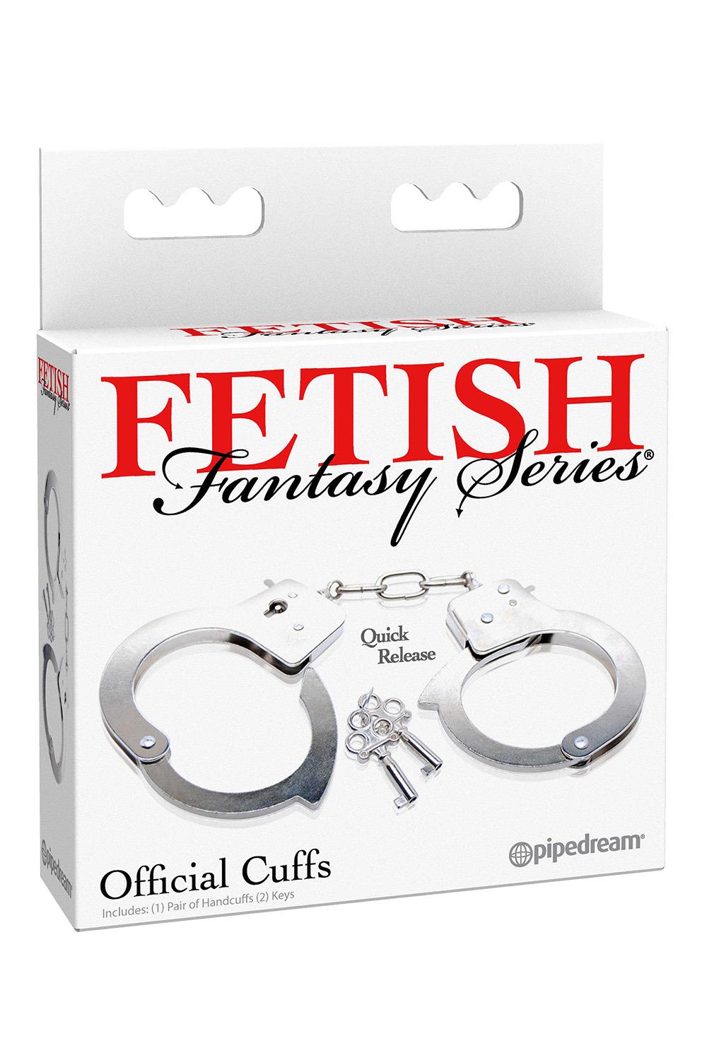 FETISH FANTASY SERIES OFFICIAL HANDCUFFS SILVER