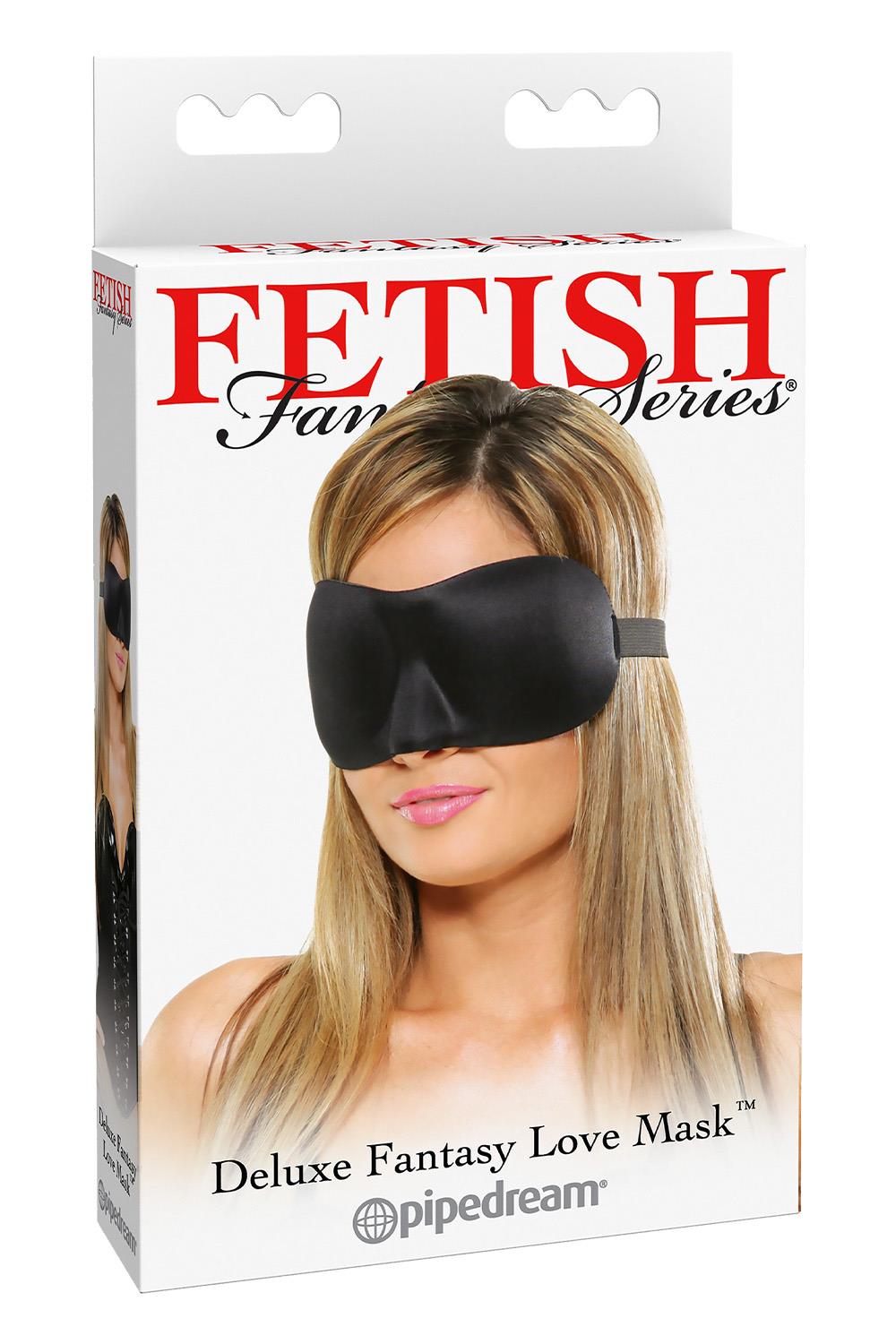 FETISH FANTASY SERIES DELUXE FANTASY LOVE MASK BLACK