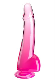 10 Inch Cock with Balls Pink