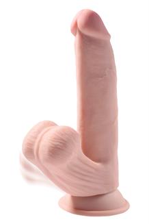 8 Inch Triple Density Cock With Swinging Balls Light