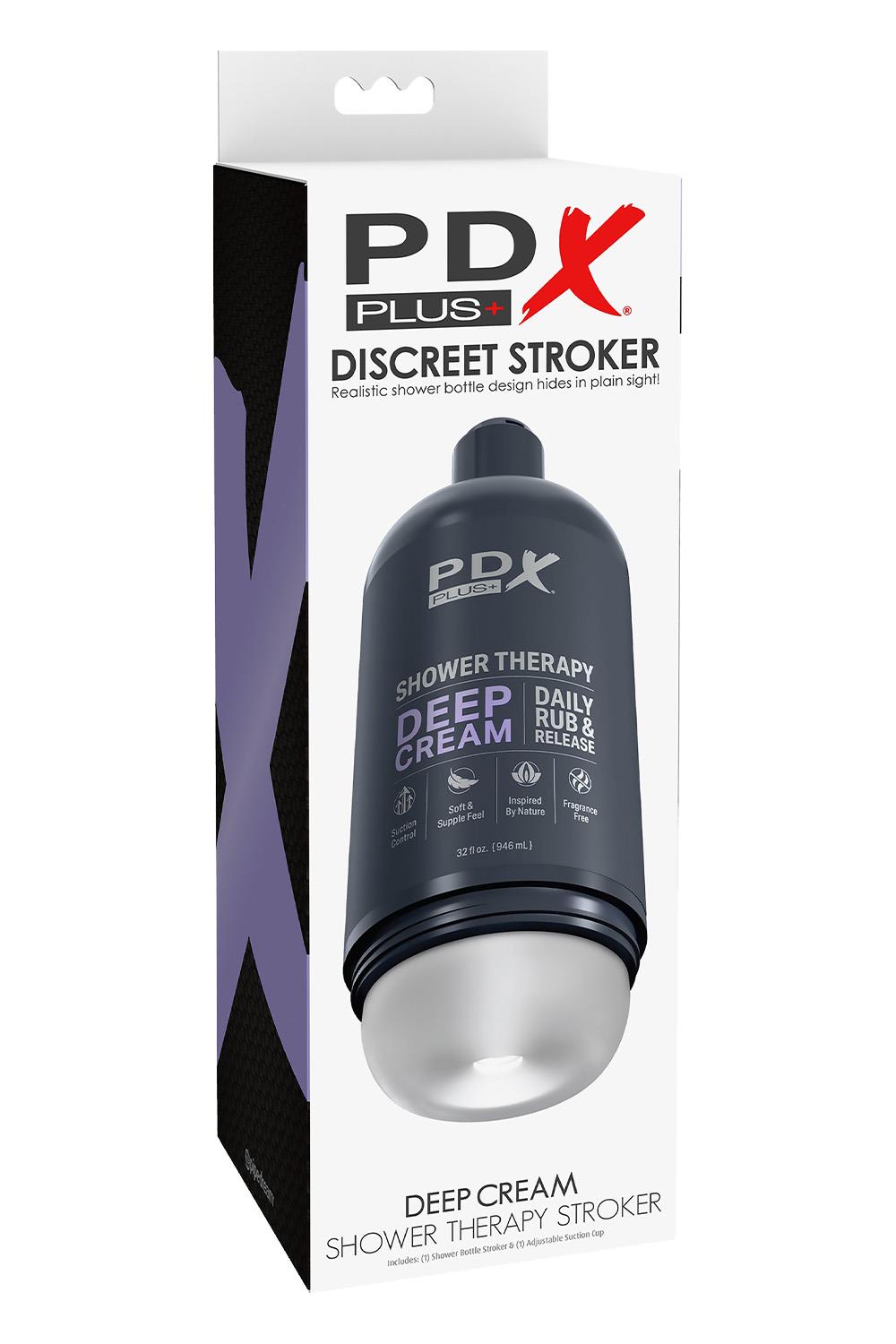PDX PLUS SHOWER THERAPY - DEEP CREAM CLEAR