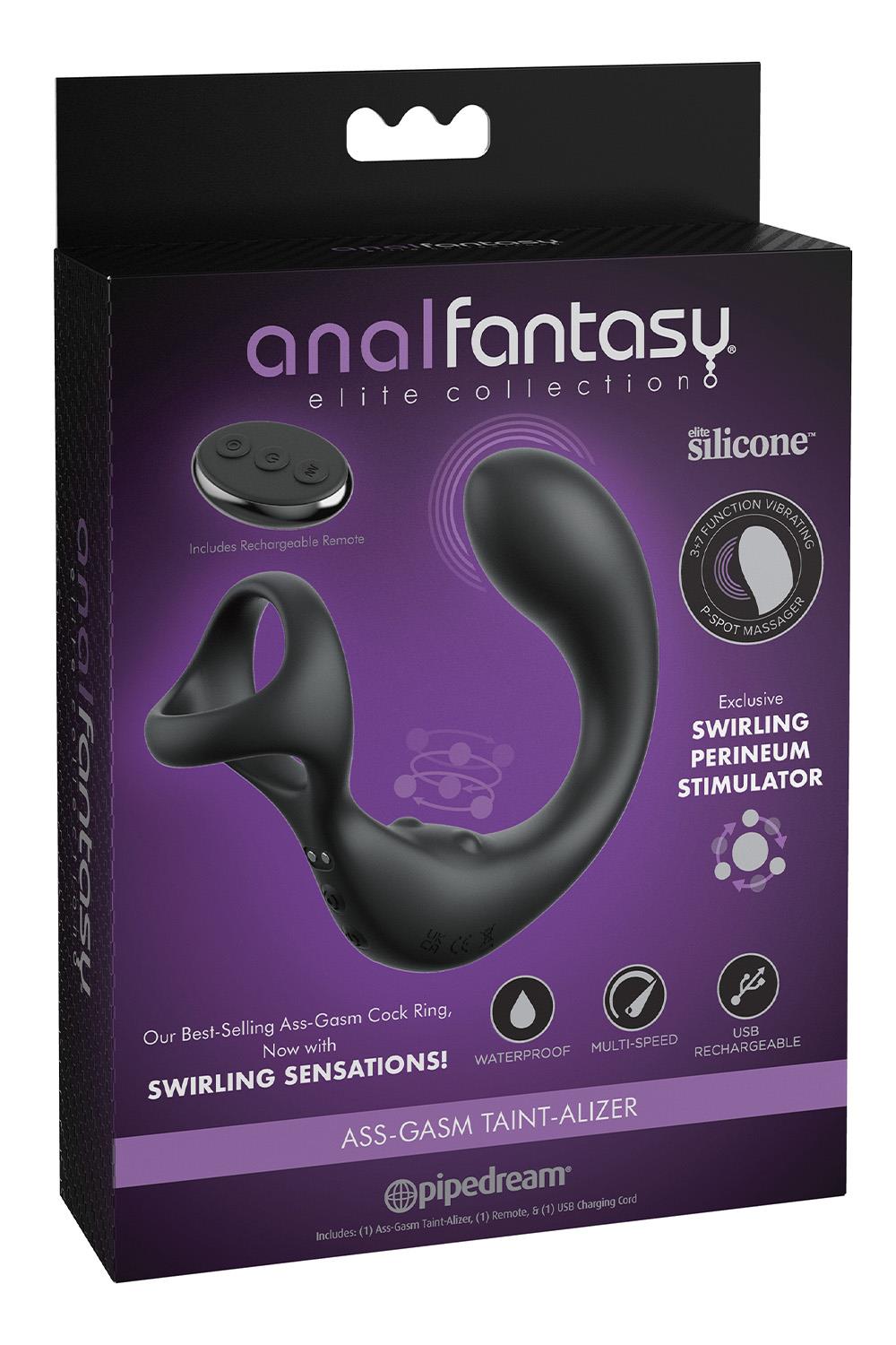 ANAL FANTASY ELITE ASS-GASM TAINT-ALIZER BLACK