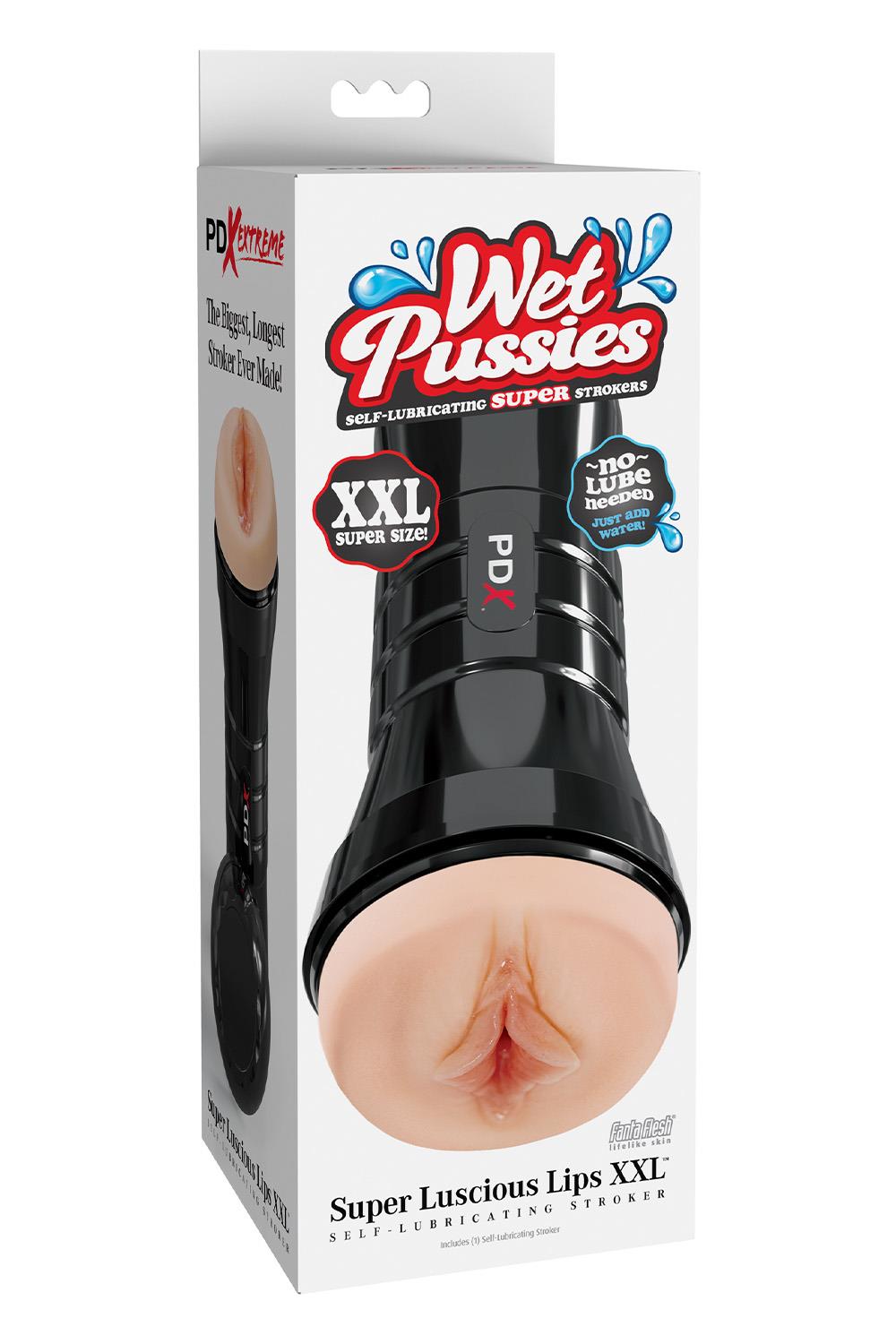 PDX EXTREME WET PUSSIES SUPER LUSCIOUS LIPS XXL LIGHT