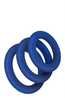 Extra Thick Silicone Cock Ring 3 Pk