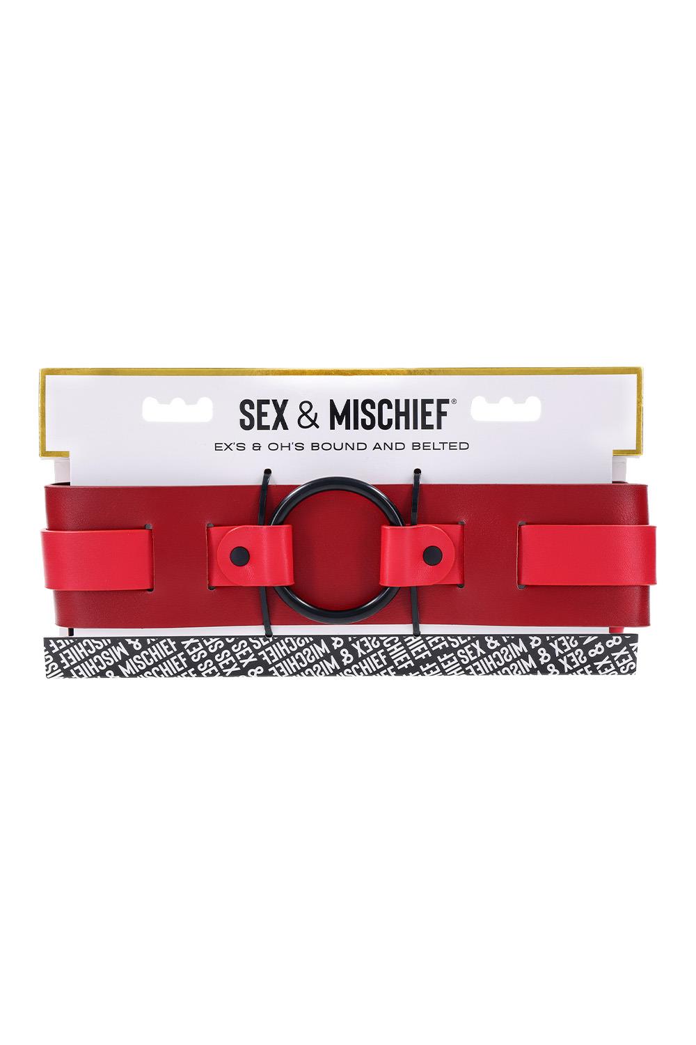 SPORTSHEETS EX'S AND OH'S BOUND AND BELTED