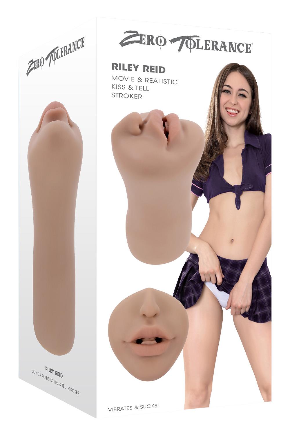 ZERO TOLERANCE RILEY REID MOVIE AND REALISTIC KISS AND TELL STROKER