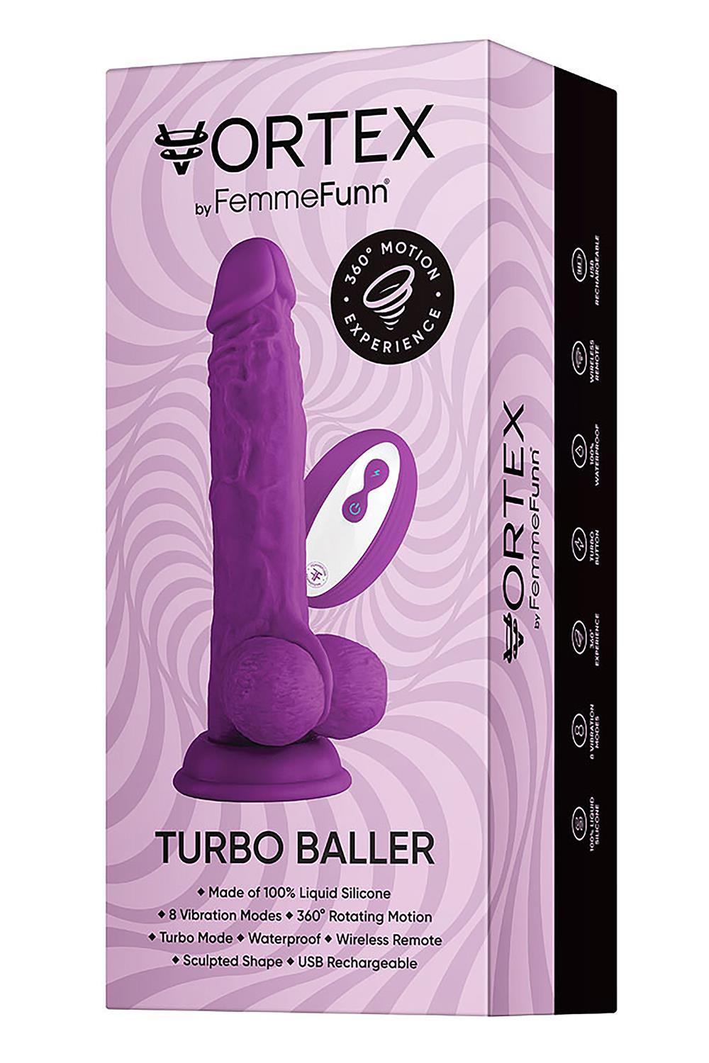 FEMMEFUNN WIRELESS TURBO BALLER  PURPLE