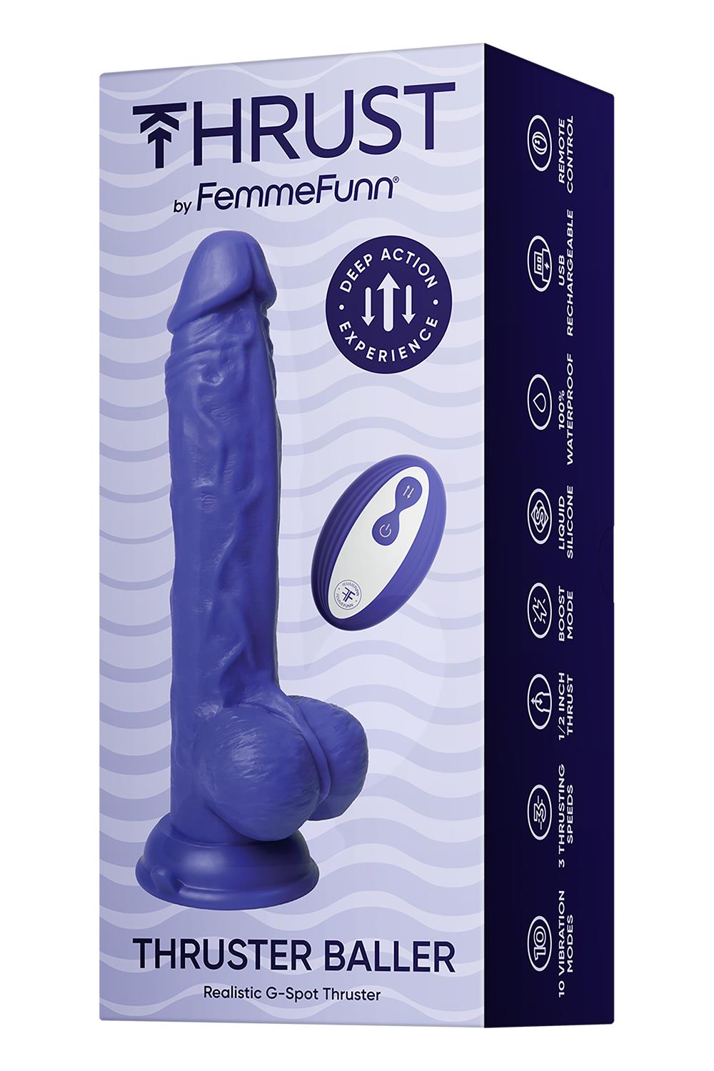 FEMMEFUNN THRUSTER BALLER DARK PURPLE